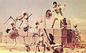 La fameuse scène du combat des squelettes dans "Jason et les argonautes"